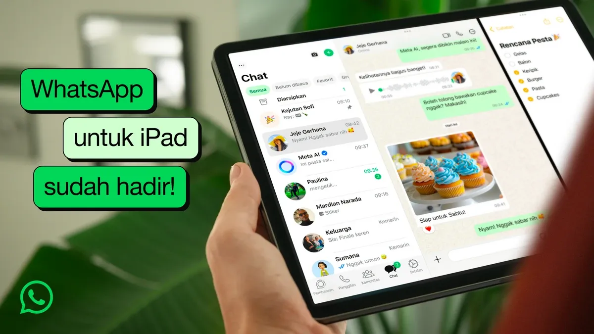 WhatsApp Resmi Hadir di iPad: Nikmati Pengalaman Chat Lebih Luas!